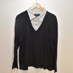Ralph Lauren Shirt Sweater 2X